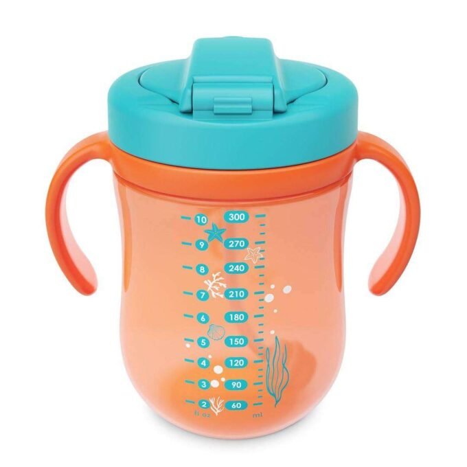 Baboo gertuvė su silikoniniu šiaudeliu, 300ml, 9+ mėn. - Image 4
